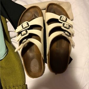 Birkenstock White Sandals